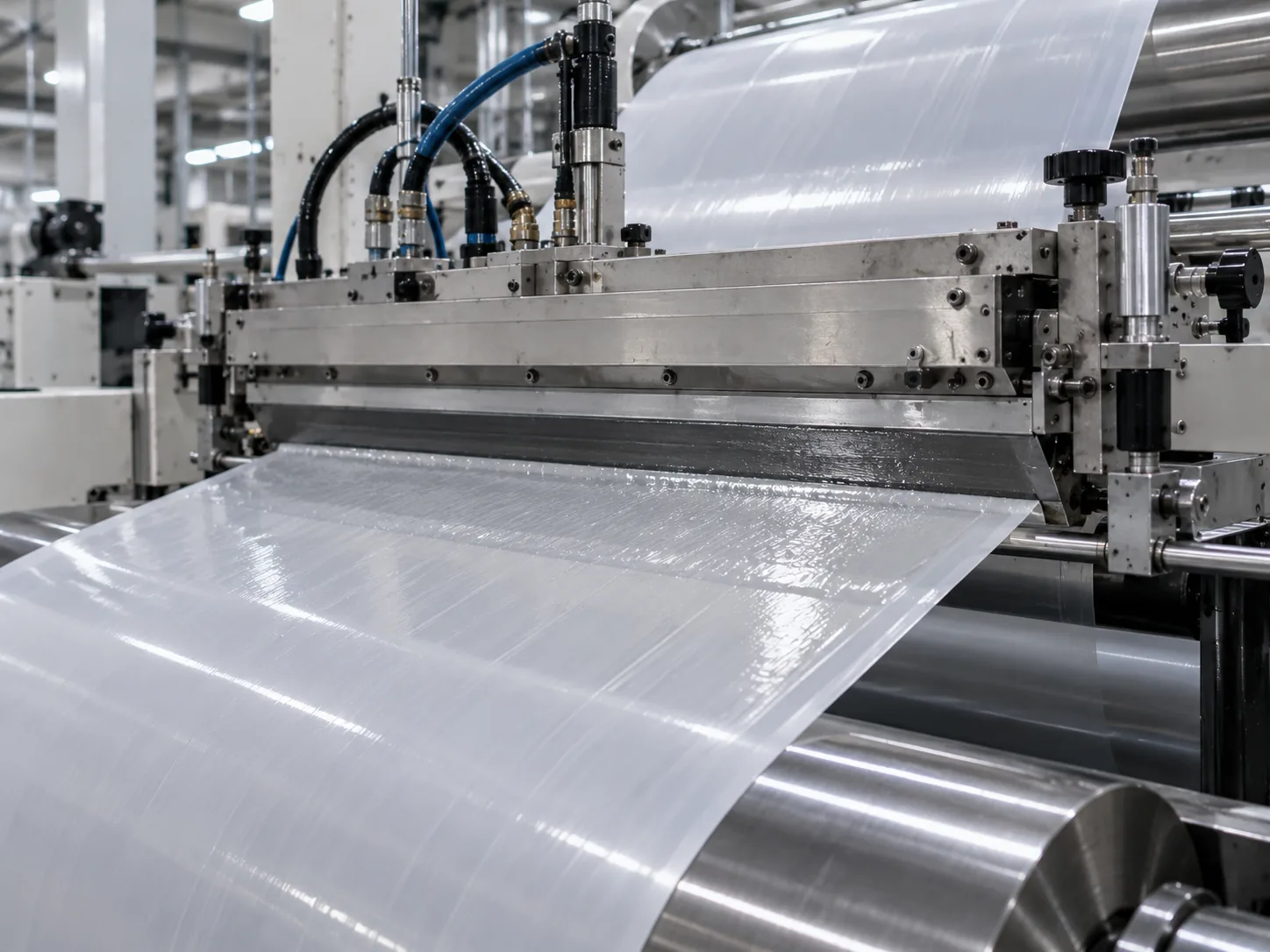 Adhesive application on the lamination line