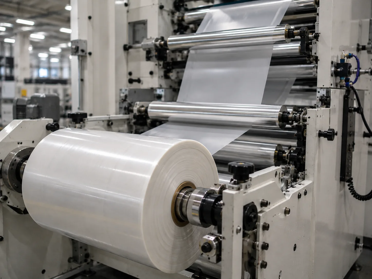 Substrate web feeding and registration on the flexo press