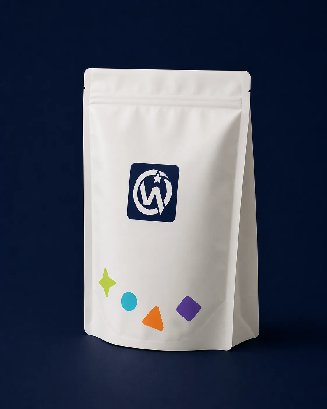 Custom pull-up pants bag with bopp / pe · matte soft-touch lamination, 12-colour gravure · stand-up · hffs-ready