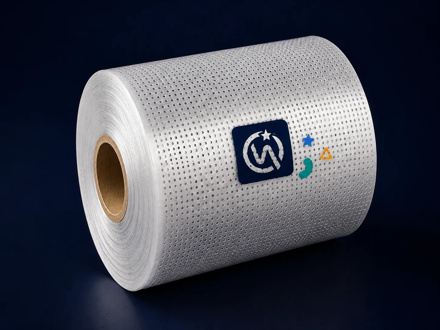 Custom breathable film with caco3 pe · microporous · flexo printed, up to 8 colours · diaper backsheet