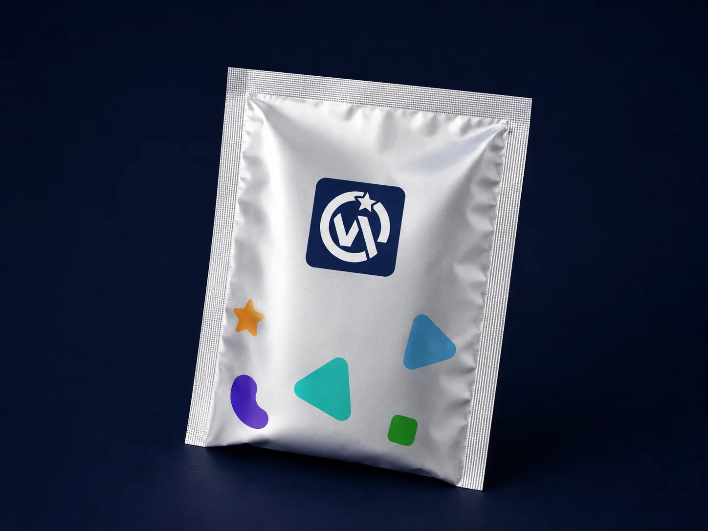 3-Side Seal Mylar — Three sealed edges with tear notch