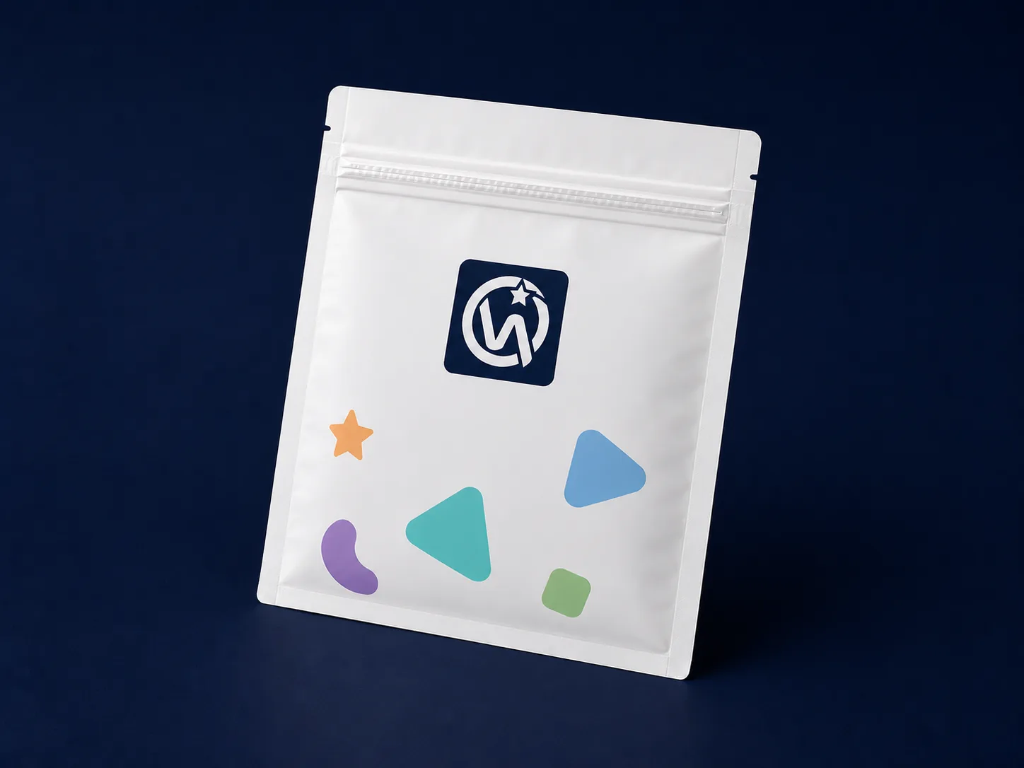 Flat Zipper Bag — Lay-flat format with 3-side seal and PTR zipper