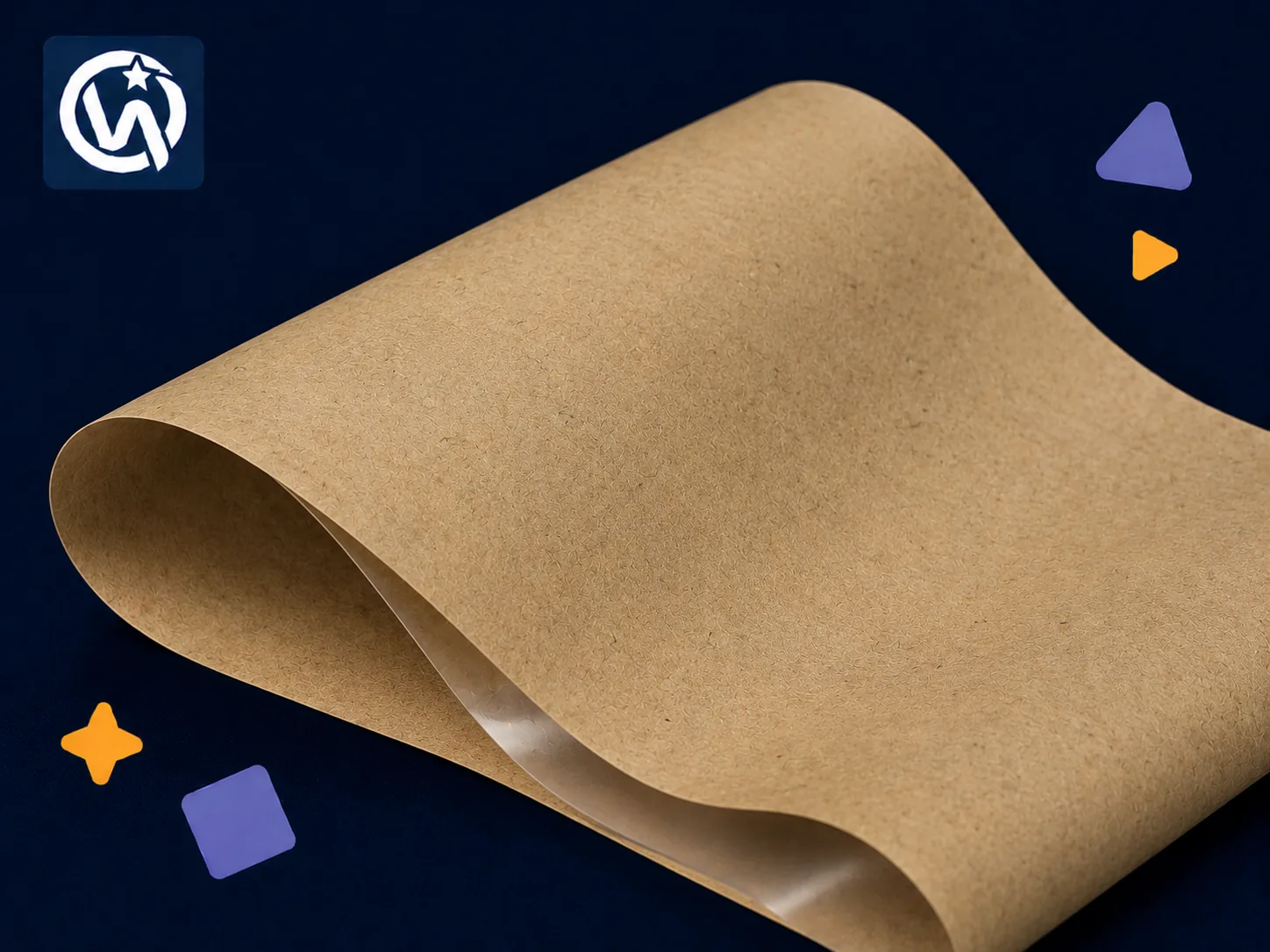 Kraft Paper + Biodegradable PE — FSC-certified kraft outer with a thin biodegradable PE inner barrier