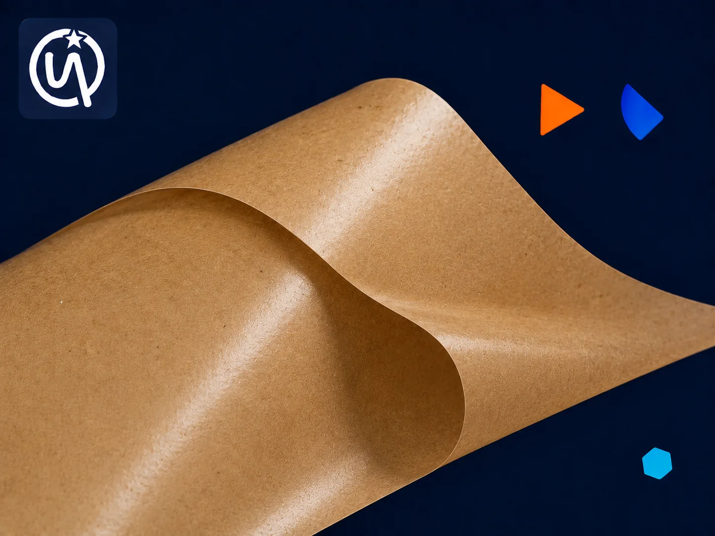 Kraft Paper + PLA Coating — FSC-certified kraft with PLA inner coating