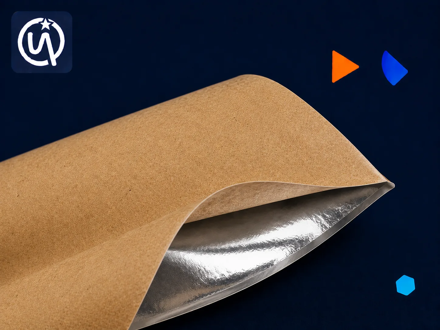 Kraft + Foil Laminate — Higher barrier for sensitive products