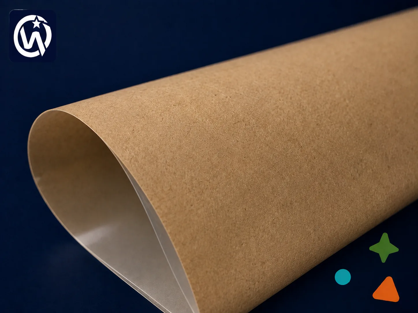 Recyclable Kraft + PE — Paper-dominant laminate recyclable in paper streams